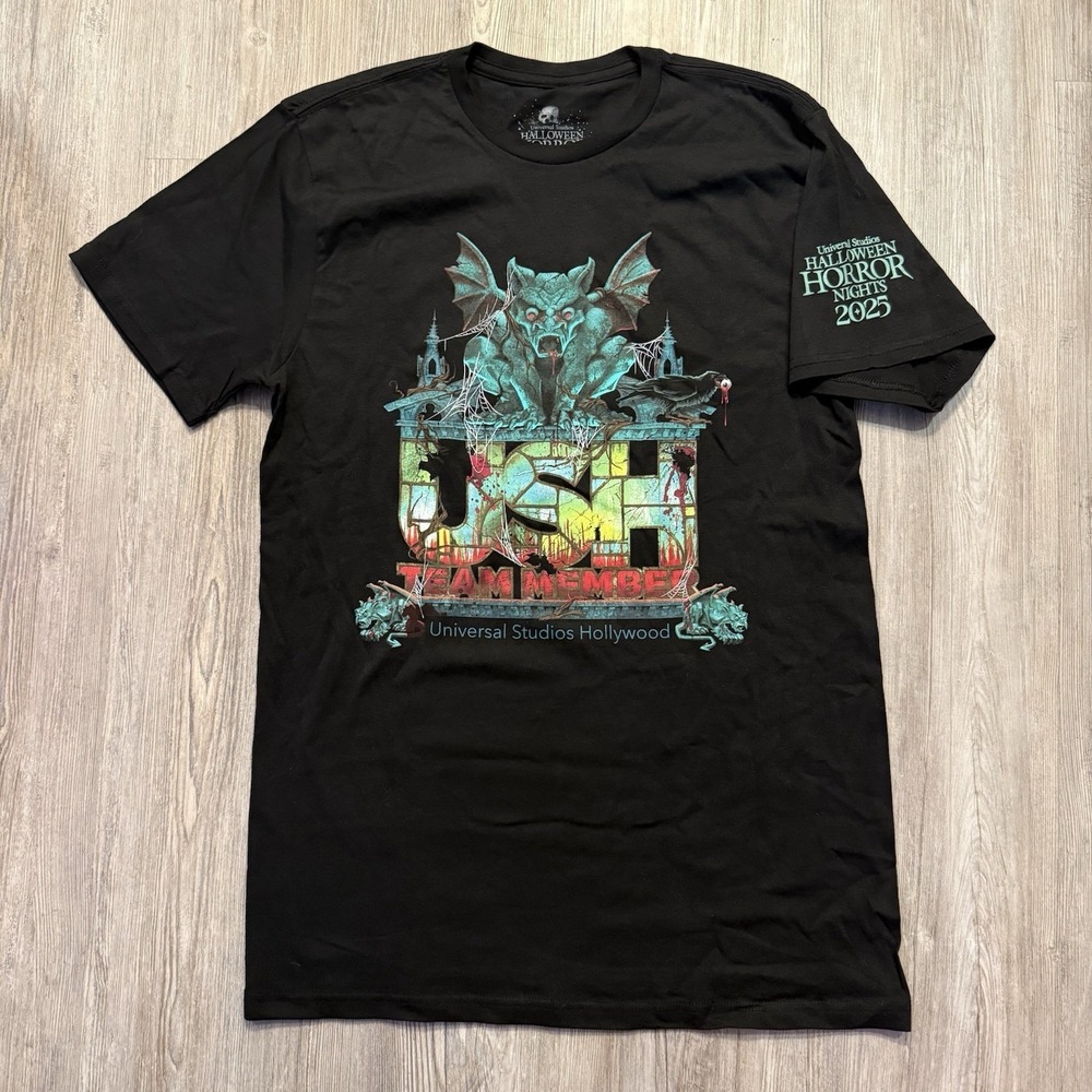 Universal Studios Hollywood 2025 Halloween Horror Nights HHN Team Member Shirt M